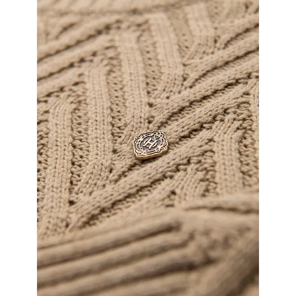  Pánsky sveter OMBRE OM-SWSW-0190 SAND 