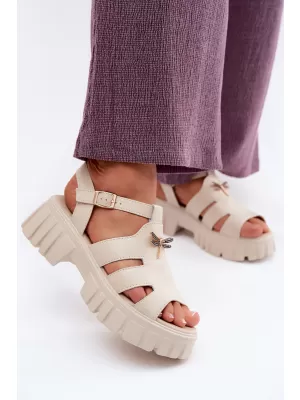 Dámske sandále VINCEZA 79627 BEIGE