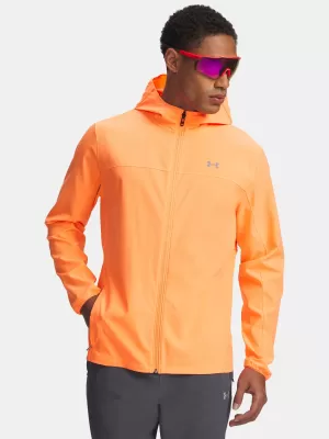 Pánska bunda UNDER ARMOUR UA VELOCITI PRO STORM JACKET 6005897-824 ORANŽOVÁ