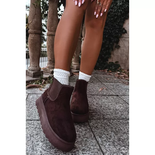  Dámske topánky BIG STAR SHOES UU274174 BROWN/BEIGE SHADOWS 