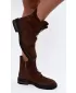 Dámske členkové topánky D&A CR62-3335 BROWN