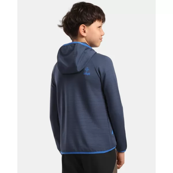  Detská fleece mikina KILPI MEMPHIS-JB 1J0201KI TMAVO MODRÁ 