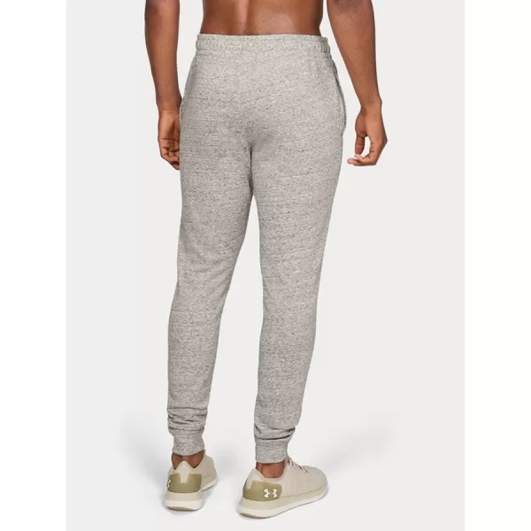  Pánske tepláky UNDER ARMOUR SPORTSTYLE TERRY JOGGER 1329289-112 BIELA 