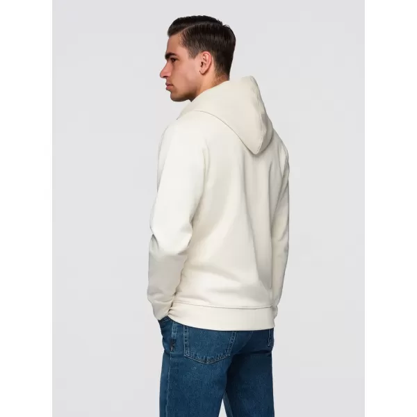  Pánska mikina OMBRE OM-SSBZ-0272 CREAM 