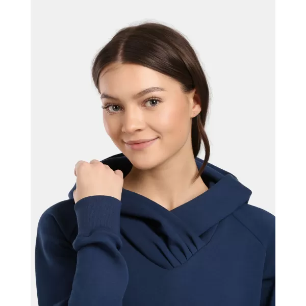  Dámska mikina KILPI HEYDEN-W 1L0209KI TMAVO MODRÁ 