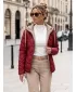 Dámska bunda DSTREET TY5885 BORDOVÁ