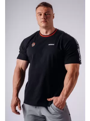 Pánske tričká NEBBIA OLYMPIA MUSCLE COVER 942 BLACK