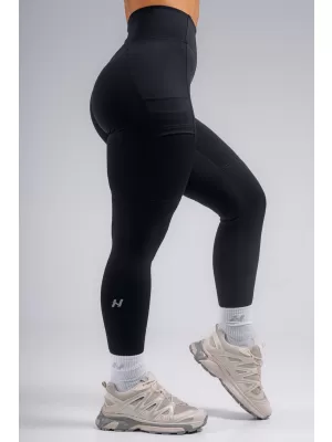 High-waist tvarujúce legíny s vreckami NEBBIA PRIMAL 851 BLACK