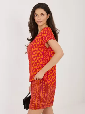 Dámske tričko SUBLEVEL D73771AG10978AA ORANGE