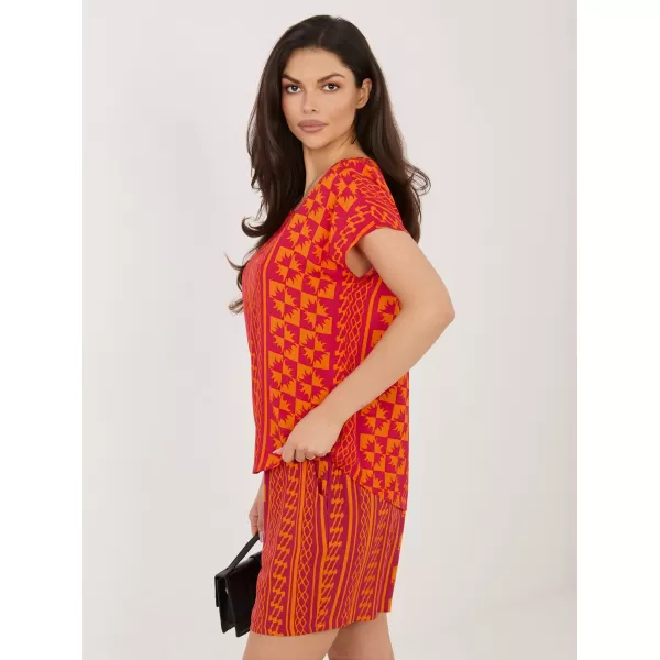  Dámske tričko SUBLEVEL D73771AG10978AA ORANGE 