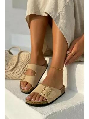 Dámske šľapky BOTO 26SD21-100 BEIGE