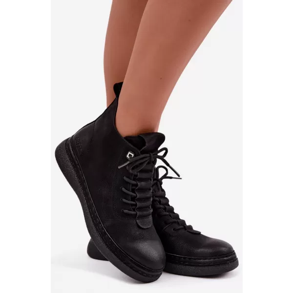  Dámske členkové topánky ARTIKER 59C1121 BLACK 