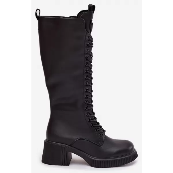  Dámske čižmy VINCEZA 66804 BLACK 