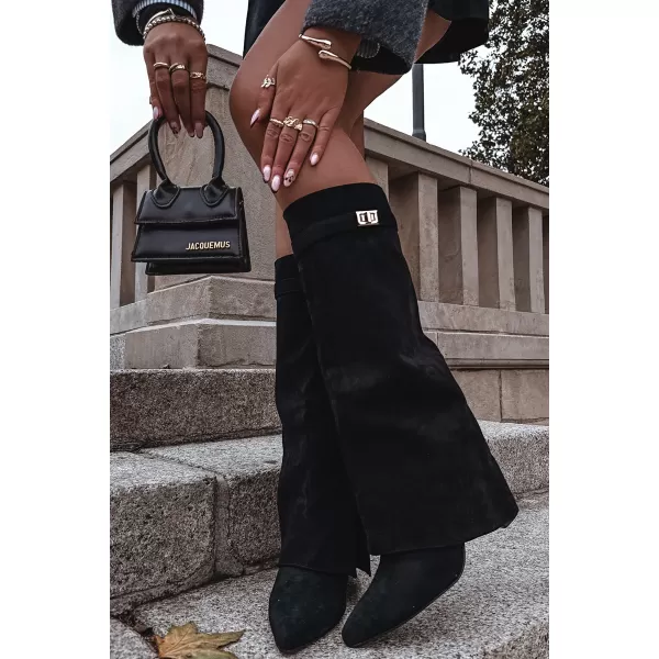  Dámske čižmy BOTO 9501A/LA3150/CLS-603 BLACK 