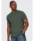 Pánske tričko OMBRE OM-TSCT-0305 DARK OLIVE