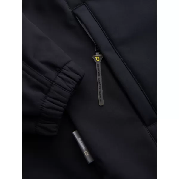 Pánska softshellová bunda OMBRE C581 BLACK 