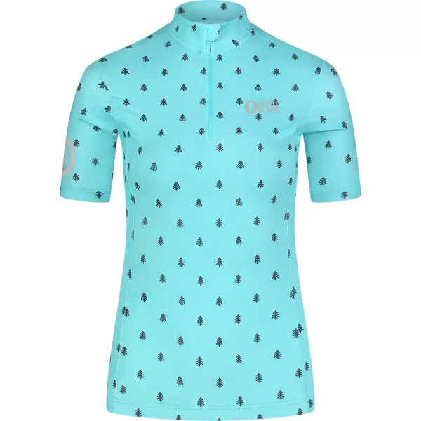  Dámsky cyklo dres NORDBLANC TREES NBSLF8085 MODRÁ 