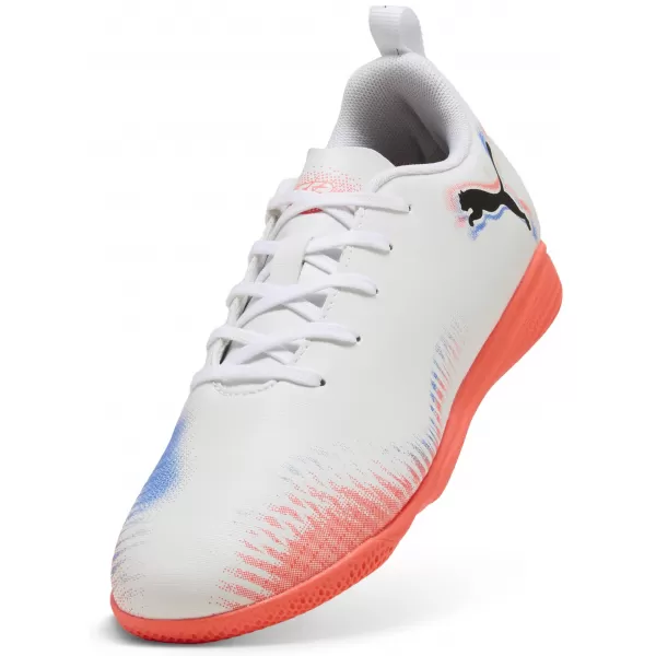  Detské sálovky PUMA FUTURE 8 PLAY IT JR 108627-01 WHITE/BLACK/GLOWING RED 