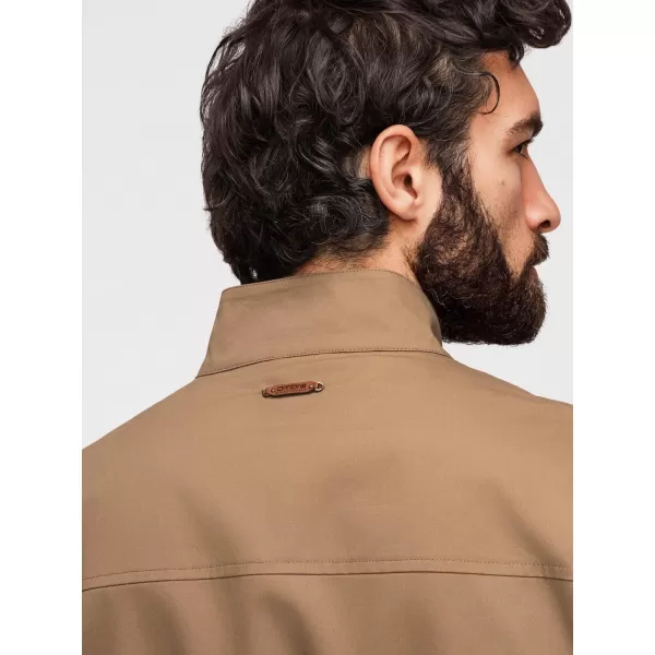  Pánska bunda OMBRE OM-JANP-0326 LIGHT BROWN 