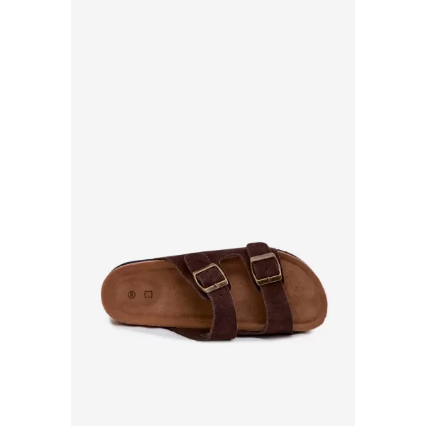  Dámske šľapky BOTO 2832 BROWN 