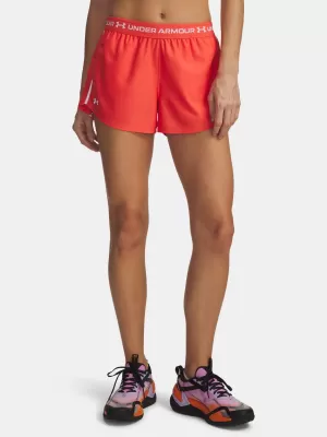 Dámske kraťasy UNDER ARMOUR TECH PLAY UP SHORTS 1389882-690 ČERVENÁ