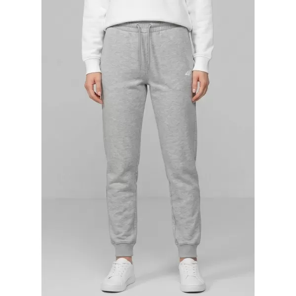  Dámske nohavice 4F WMM00TTROF1659 COLD LIGHT GREY MELANGE 
