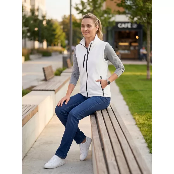  Dámska fleece vesta MALFINI EXIT W-525 BIELA 
