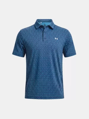 Pánske tričko UNDER ARMOUR UA T2G PRINTED POLO 6012304-413 MODRÁ