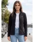 Dámska fleece mikina ALTISPORT ALW002852 ČIERNOZLATÁ