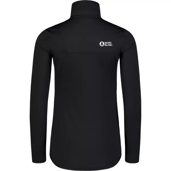 Dámska powerfleece mikina NORDBLANC CRISP NBSFL8338 ČIERNA 