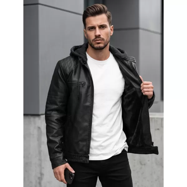  Pánska bunda DSTREET TX5145 ČIERNA 