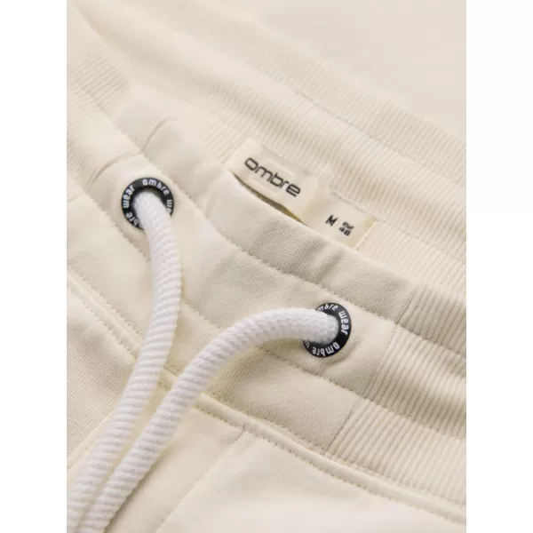  Pánske tepláky OMBRE OM-PABS-0305 CREAM 