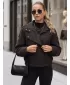 Dámska bunda DSTREET TY6034 HNEDÁ