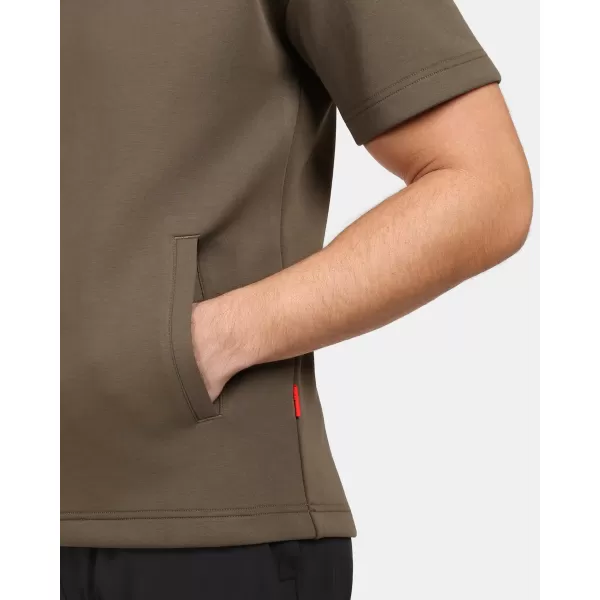  Pánska mikina KILPI DIAN-M 1M0209KI KHAKI 