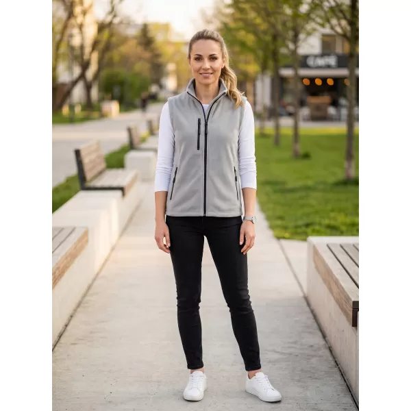  Dámska fleece vesta MALFINI EXIT W-525 SVETLO ŠEDÁ 