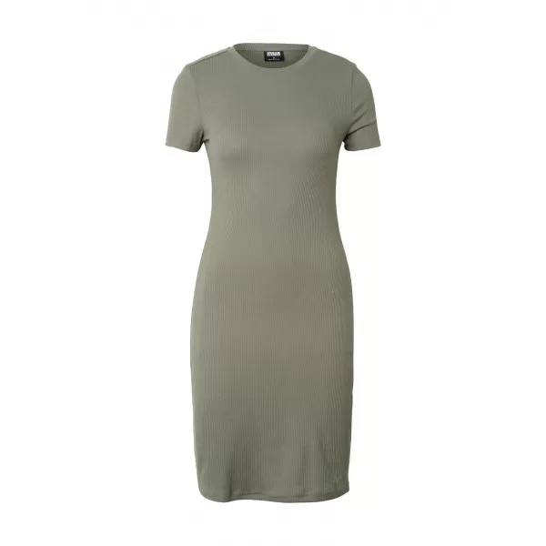  Dámske šaty URBAN CLASSICS TB8275 PALE OLIVE 