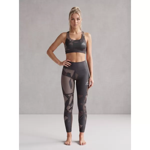  Dámske dlhé legíny premium (nové veľkosti) ALTISPORT VOJ/ALW080LEG05 TMAVO HNEDÁ 