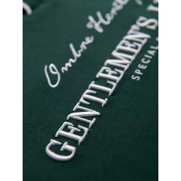  Pánska mikina OMBRE OM-SSNZ-0268 DARK GREEN 