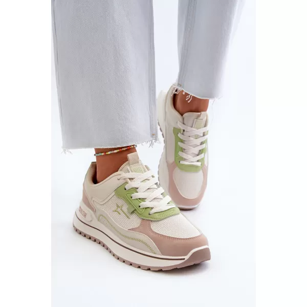  Dámske tenisky BIG STAR SHOES NN274A091 BEIGE 