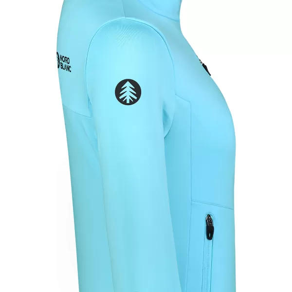  Dámska powerfleece mikina NORDBLANC CRISP NBSFL8338 SVETLO MODRÁ 
