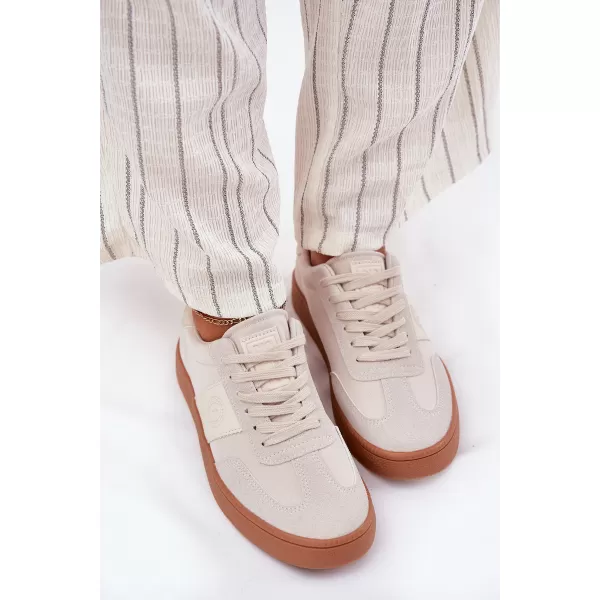  Dámske tenisky BIG STAR SHOES RR274806 BEIGE 