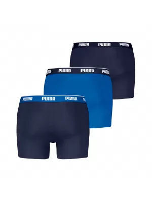 Pánske boxerky PUMA MEN BOXERS 3P 94713006 BLUE COMBO