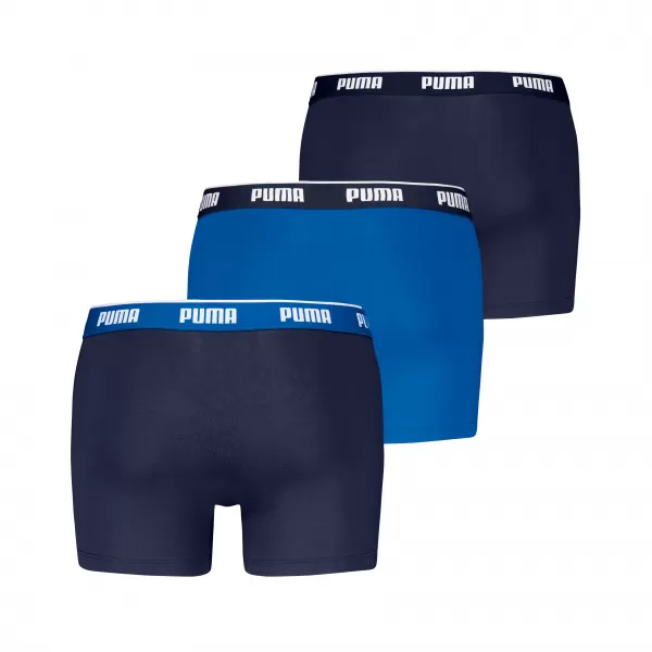  Pánske boxerky PUMA MEN BOXERS 3P 94713006 BLUE COMBO 