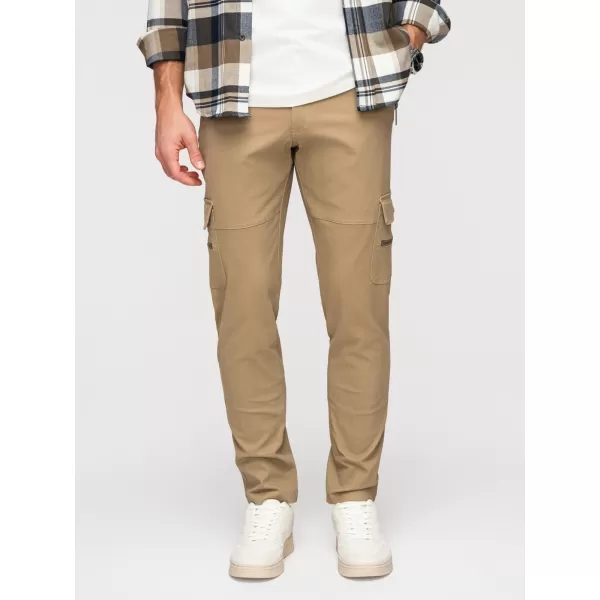  Pánske nohavice OMBRE P1517 KHAKI 