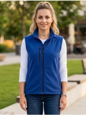 Dámska fleece vesta MALFINI EXIT W-525 KRÁĽOVSKÁ MODRÁ