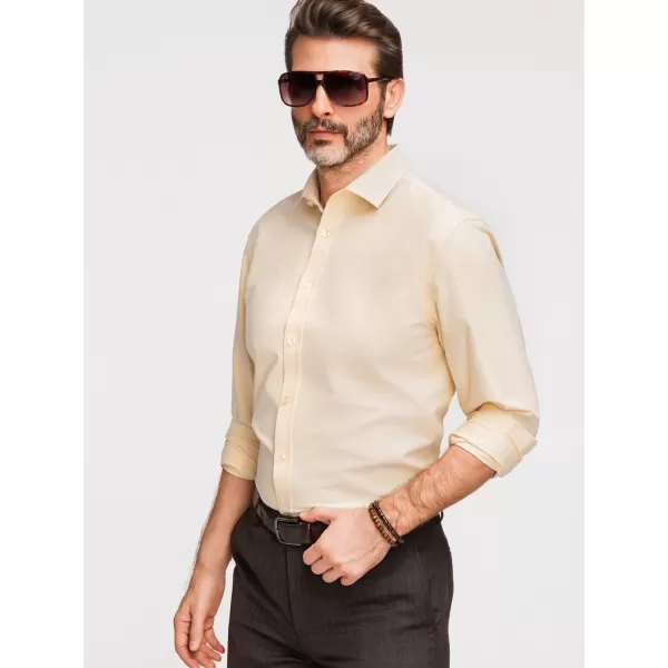  Pánska košeľa OMBRE K705 LIGHT YELLOW 