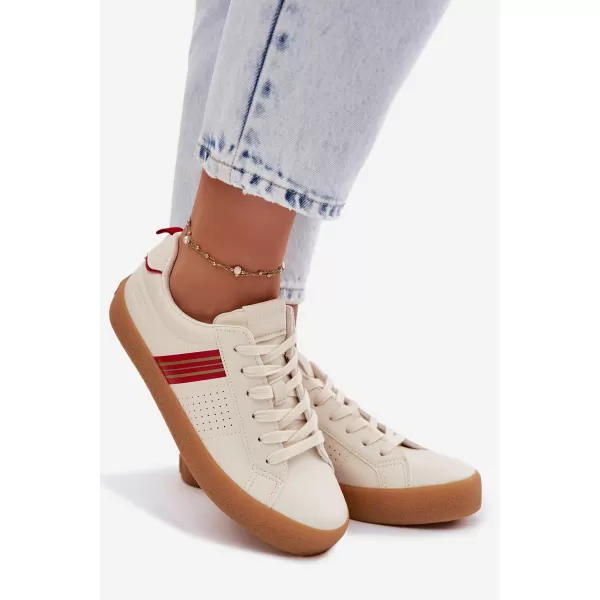 Dámske tenisky BIG STAR SHOES TT274307 BEIGE 