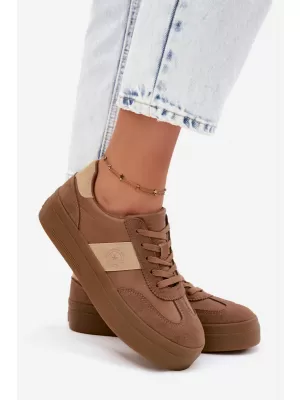 Dámske tenisky BIG STAR SHOES UU274015 BROWN/BEIGE