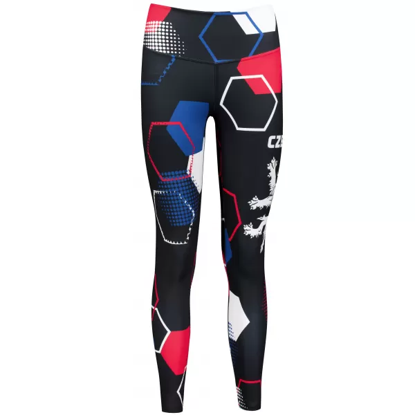  Dámske dlhé funkčné legíny premium (nové veľkosti) ALTISPORT VOJ/ALW036LEG05 HEXA ČIERNA 