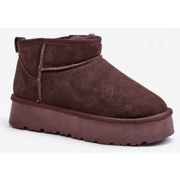  Dámske snehule BOTO W5828 BROWN 
